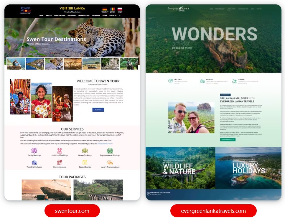 sri lankan web design