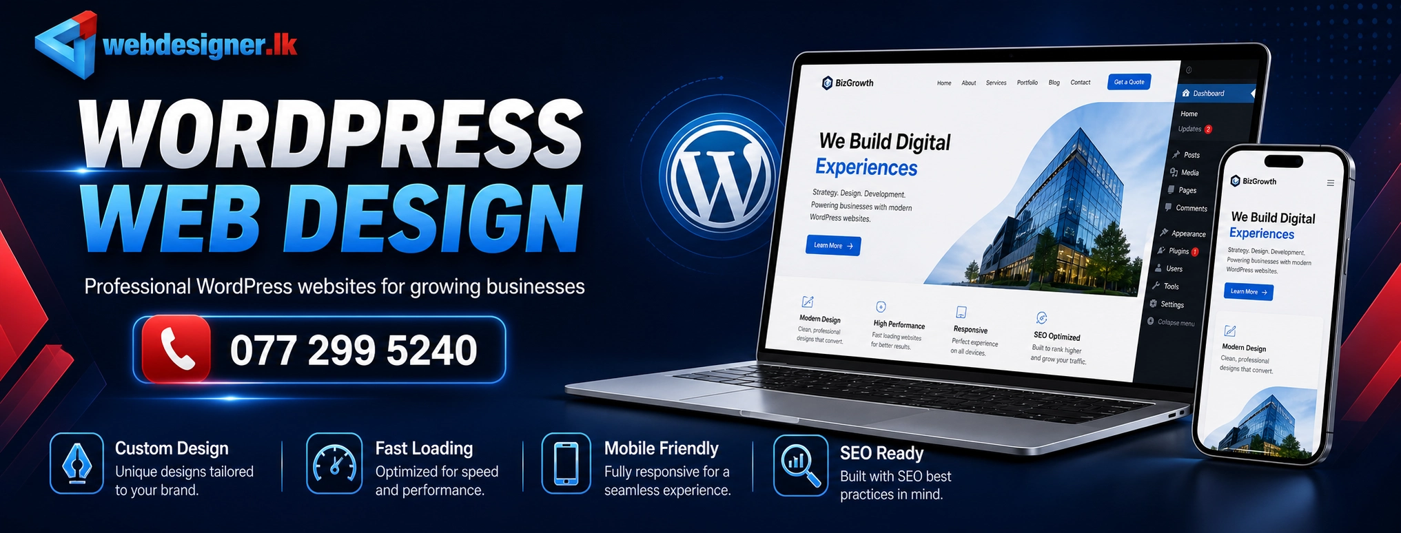 WordPress Web Design Sri Lanka