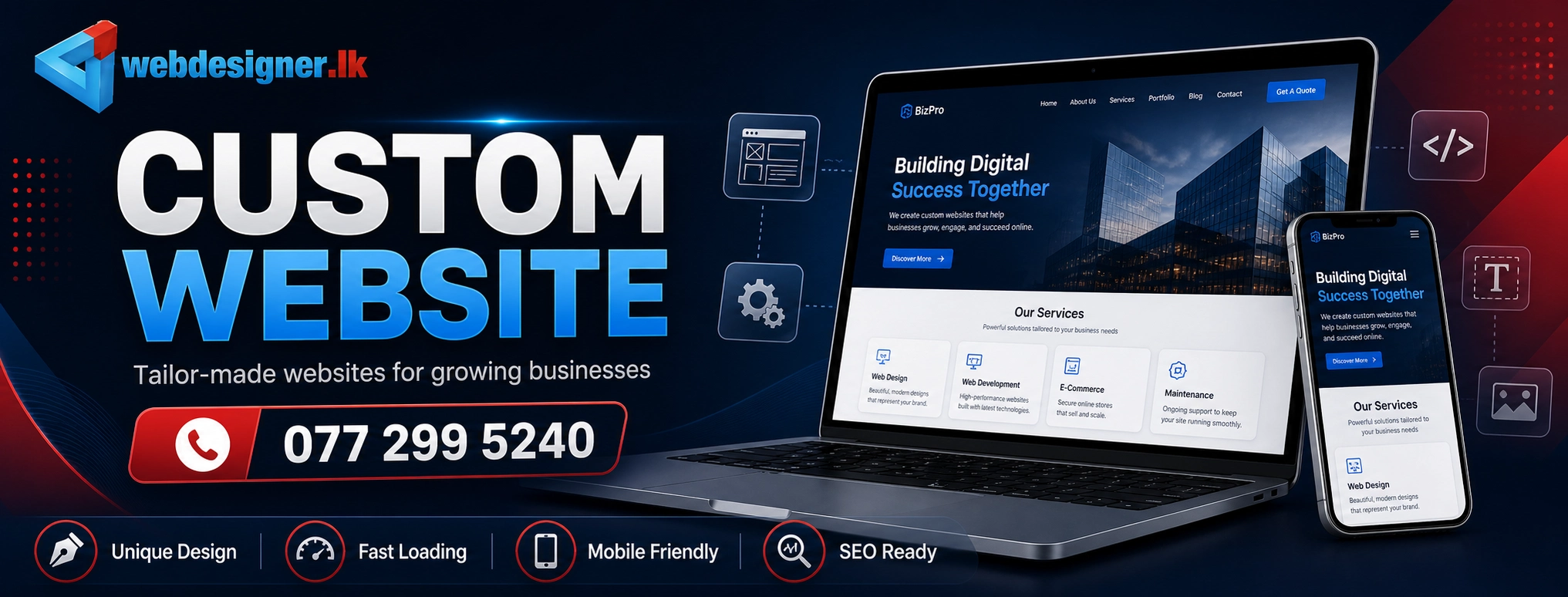 Custom Website Design Sri Lanka