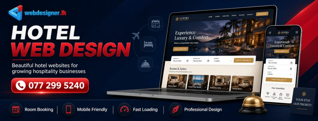 Hotel Web Design Sri Lanka