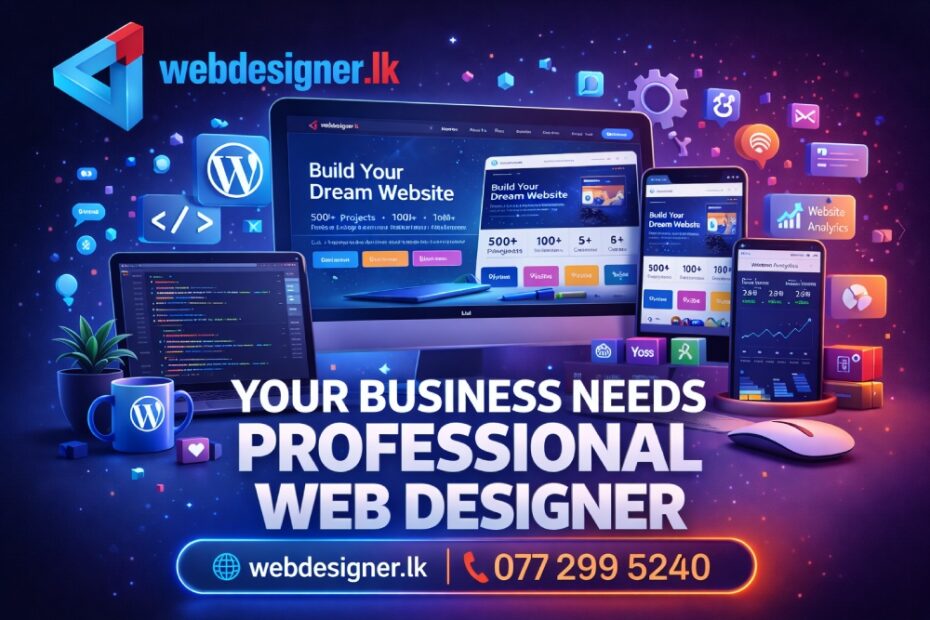 Modern web design for companies that need a professional website with strong performance and simple updates.