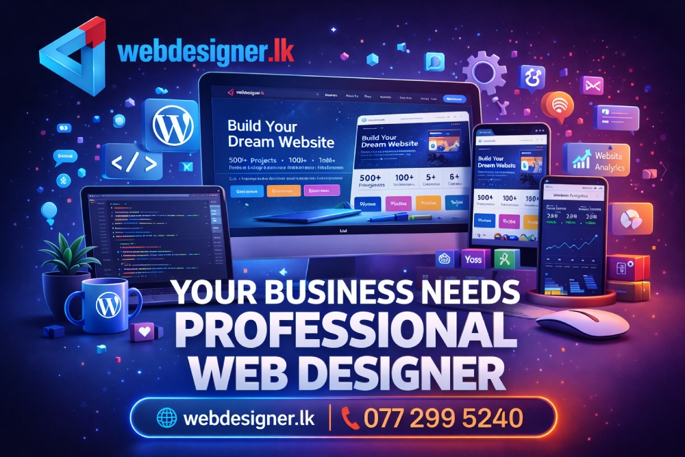 Modern web design for companies that need a professional website with strong performance and simple updates.