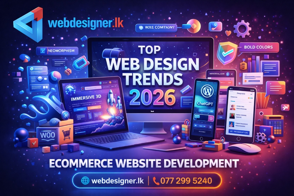 Top Web Design Trends in Sri Lanka 2026 | WebDesigner.lk