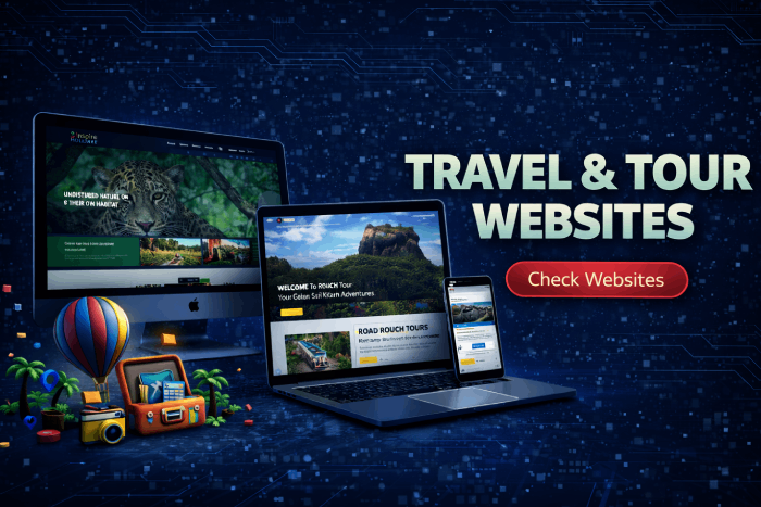 Travel & Tour Website Design Sri Lanka _ Web Design Company