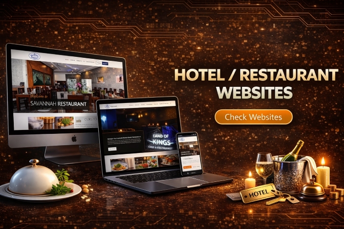 hotel and restaurant website design sri lanka