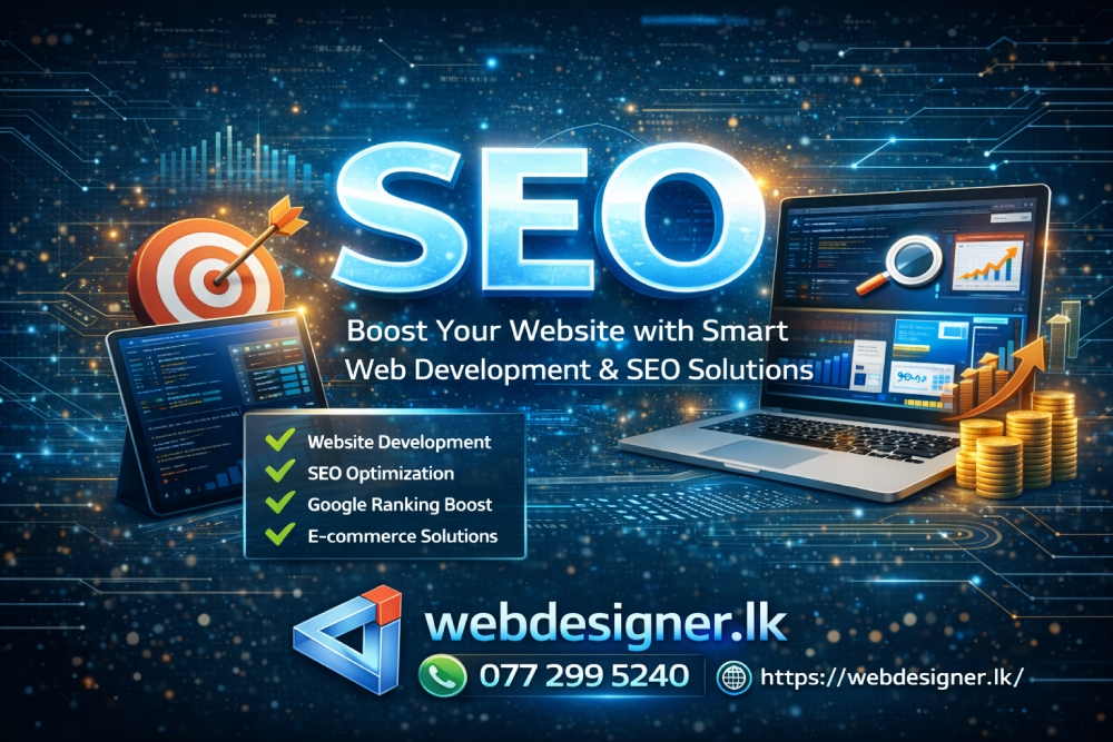 seo optimized web development sri lanka fast website