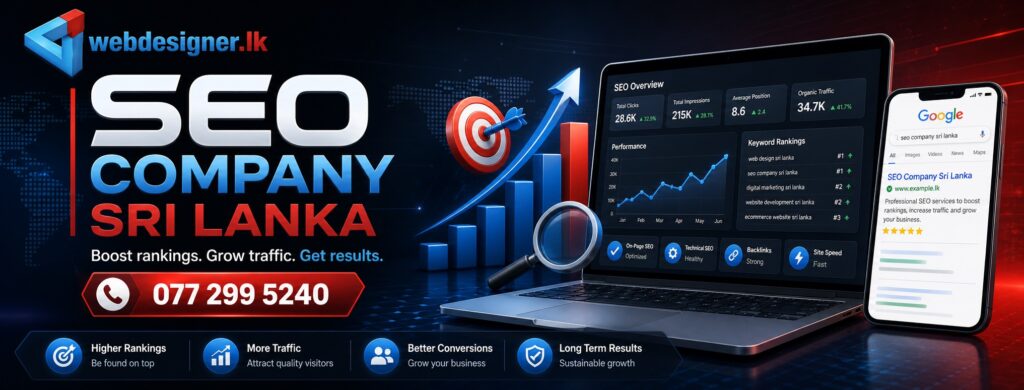 SEO Company Sri Lanka | WebDesigner.lk