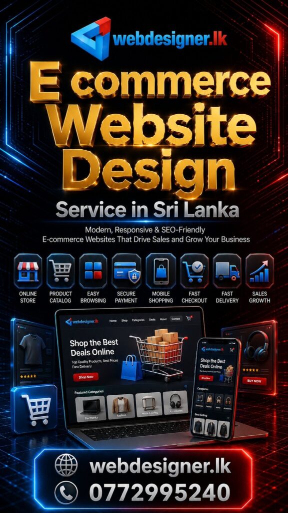 E Commerce Website Design Sri Lanka _ Online Store Website Development