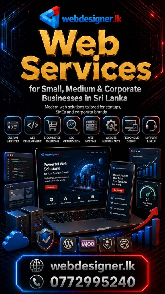 Web Servers Sri Lanka _ Reliable Website Hosting & Server Solutions