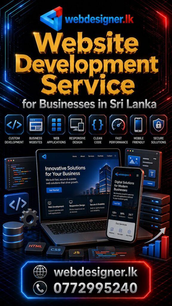 Website Development Services for Businesses in Sri Lanka _ Custom Web Development