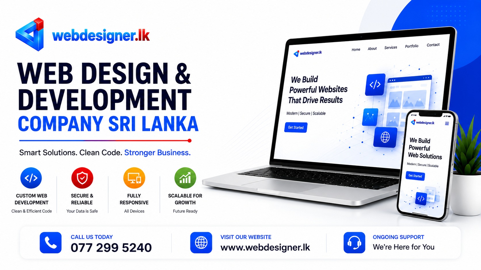 Custom web development Sri Lanka for business portals, ecommerce websites and online systems