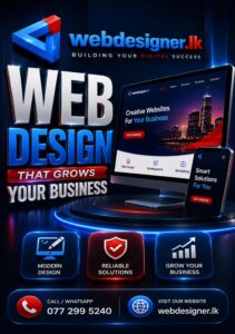 Sri Lanka Web Design Company by WebDesigner.lk – Professional Web Design & Web Development Services for Business, Corporate