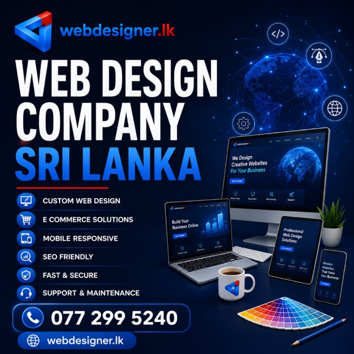 Web design company Sri Lanka providing professional website design and web development